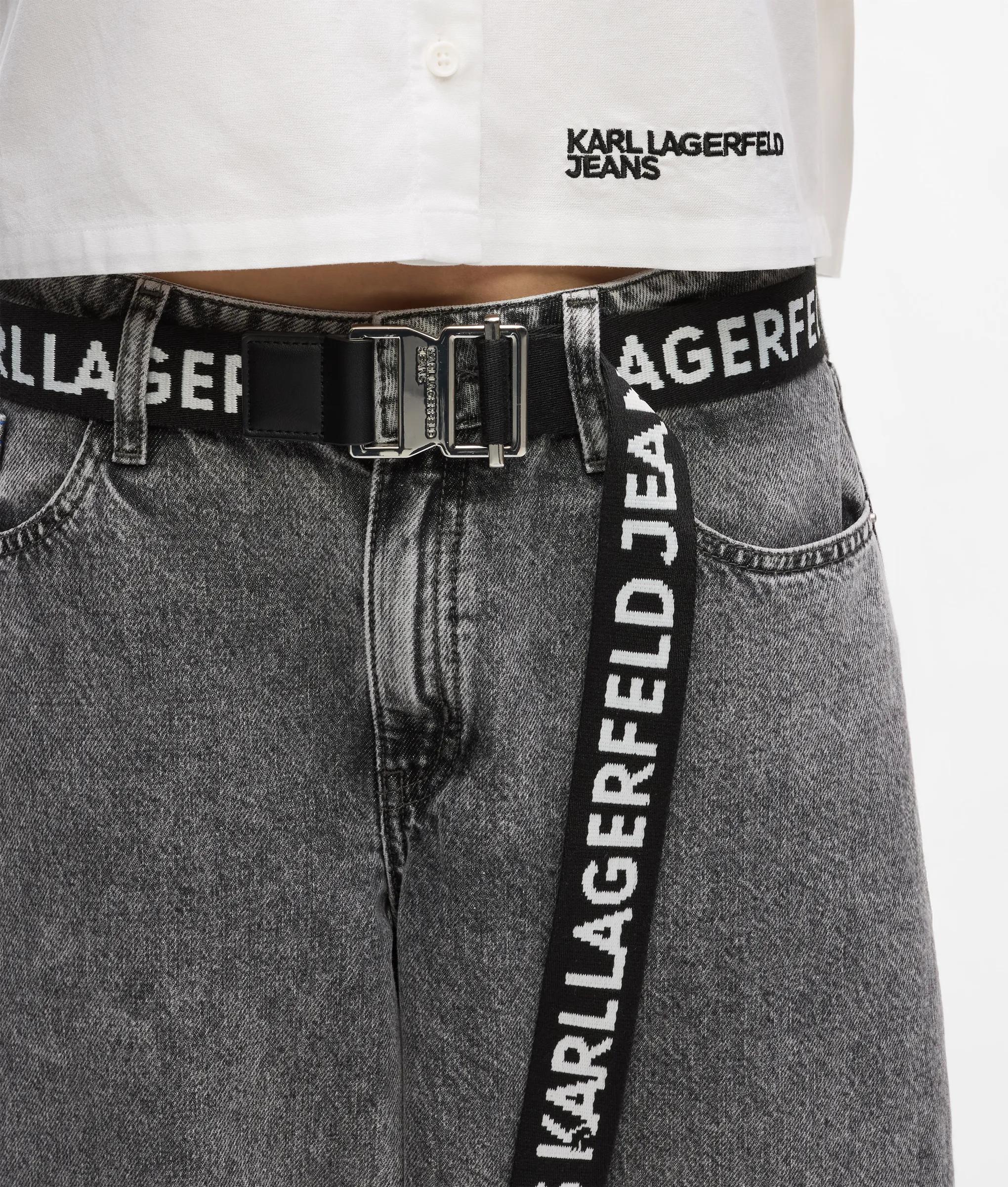 Ceinture en toile à logo