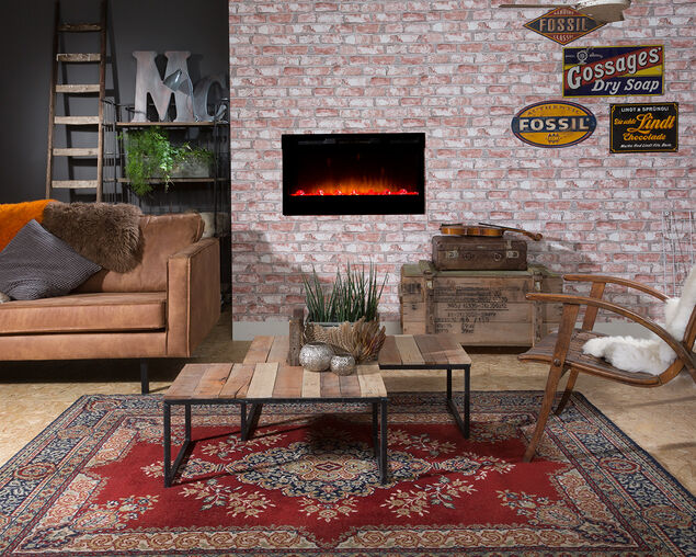 Dimplex Prism 34" Wall Mounted Electric Fireplace