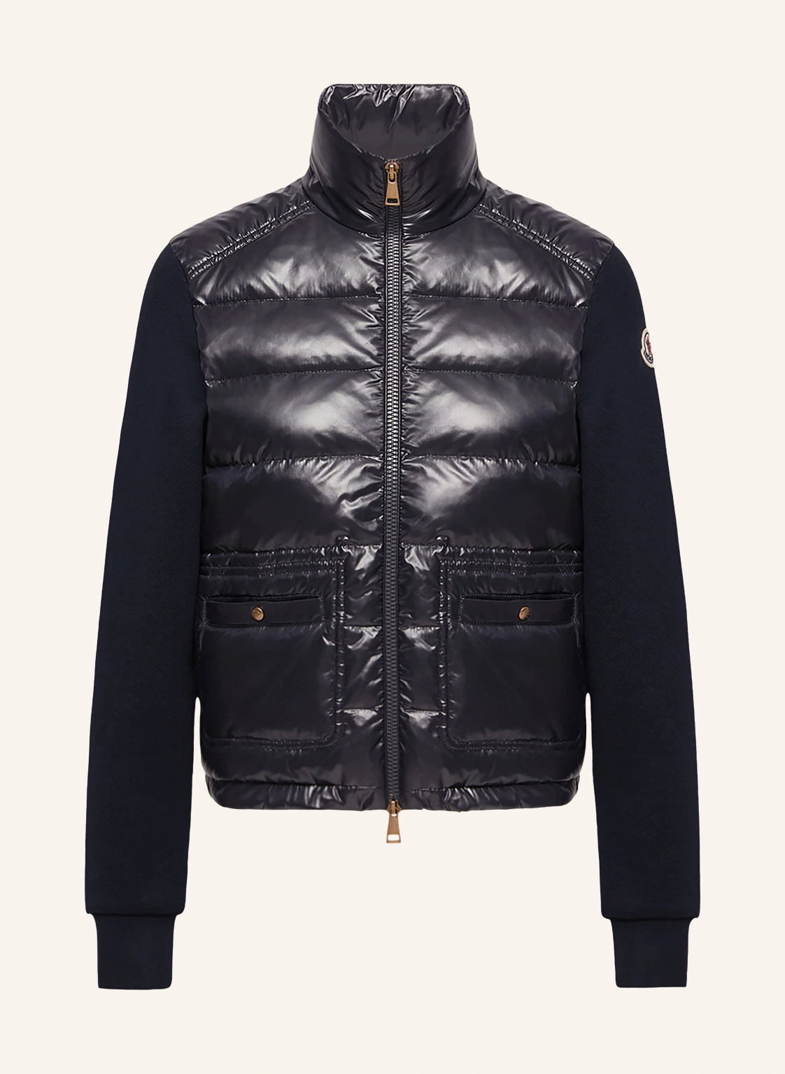 MONCLER Daunenjacke im Materialmix