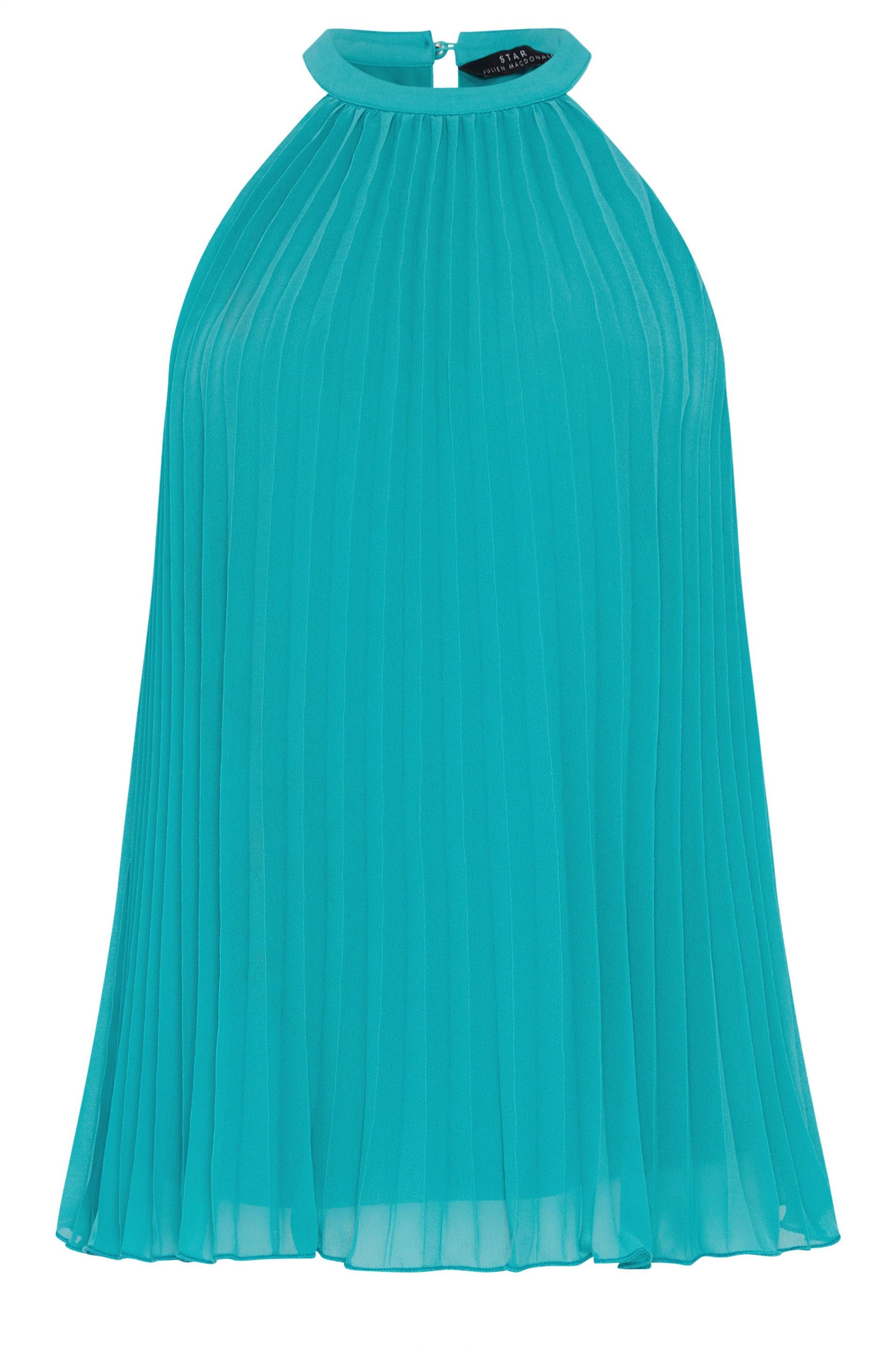 Star by Julien Macdonald Pleated Halterneck Top