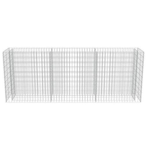 NNEVL Gabion Raised Bed Galvanised Steel 270x50x100 cm