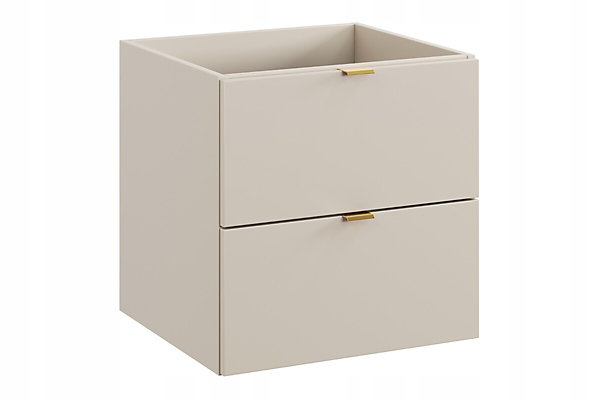 Meuble sous vasque suspendu DALIA cachemire 50 cm