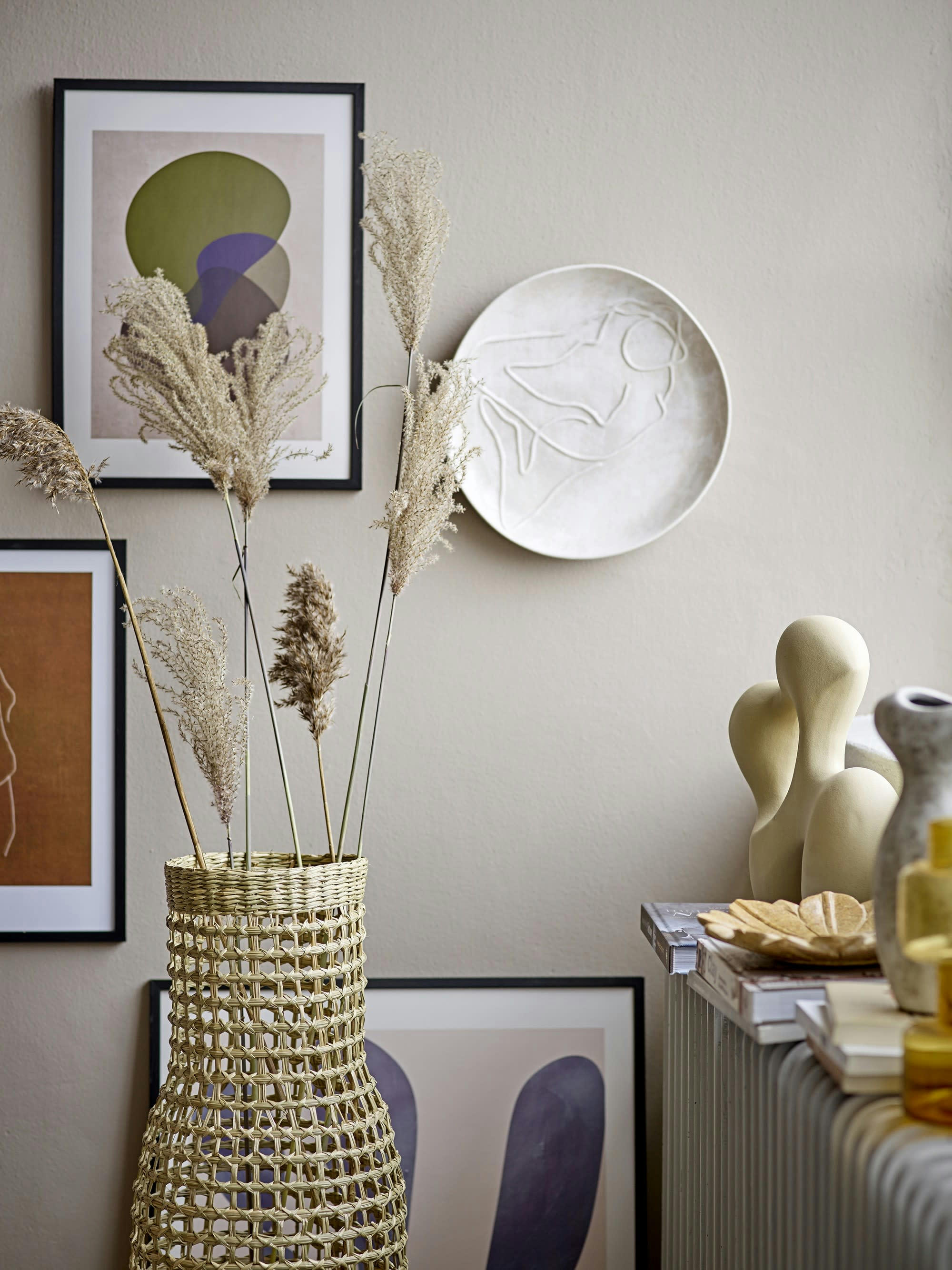 BIBS - Décoration murale en grès gris