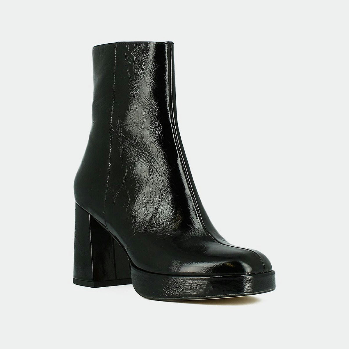Boots Voris cuir brillant