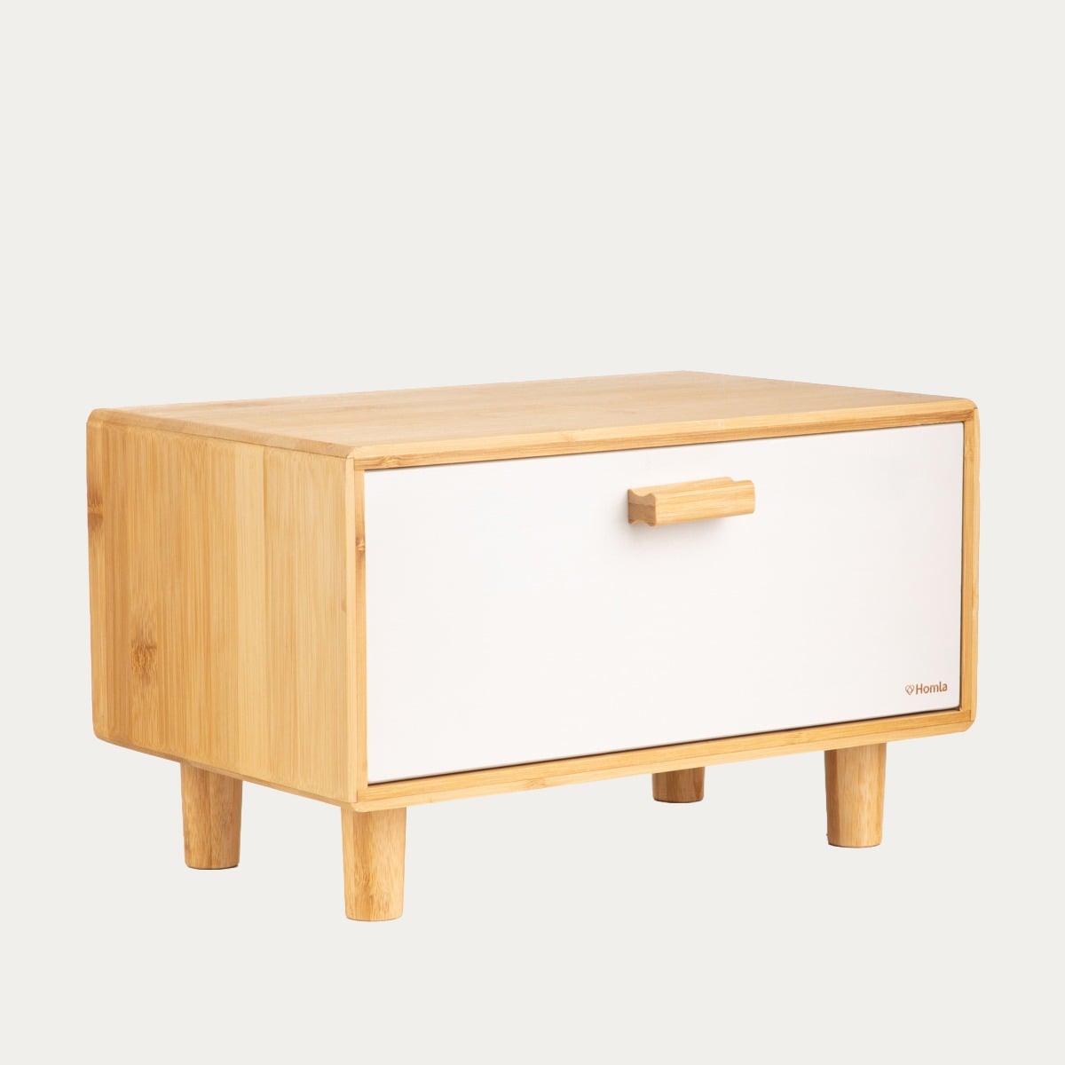 Chlebak BAMBOU śmietankowy 35x23 cm