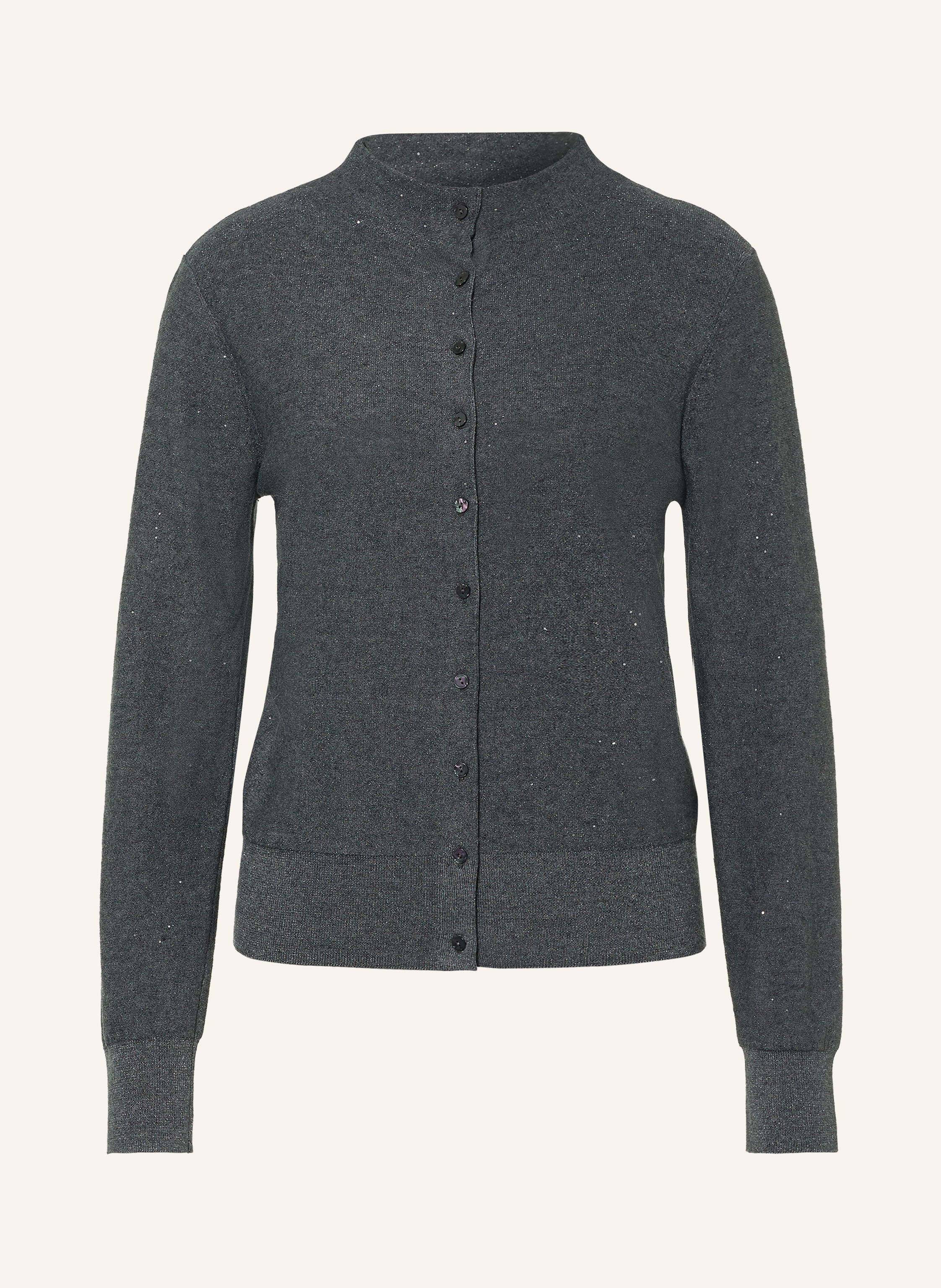 s.Oliver BLACK LABEL Strickjacke mit Pailletten