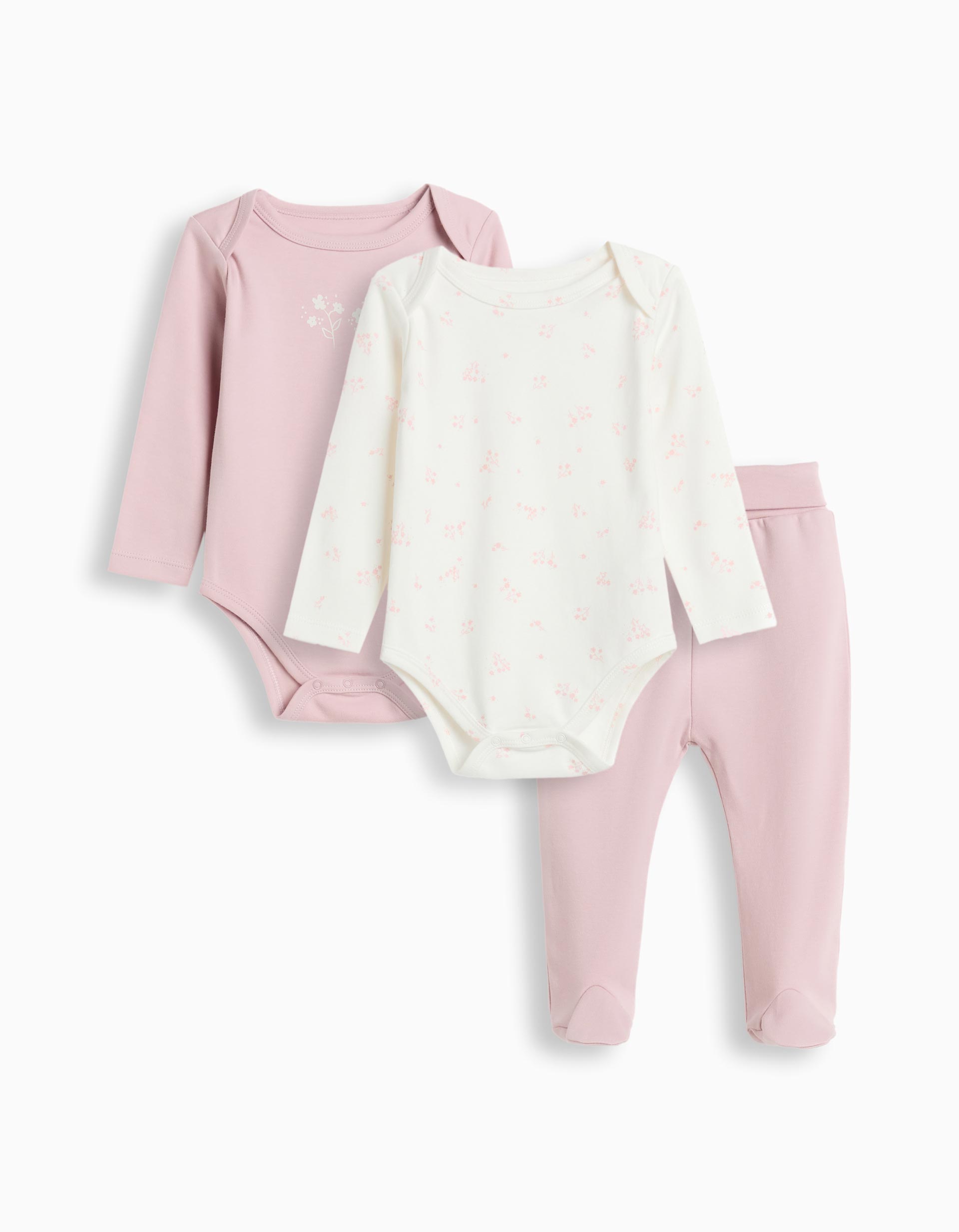 Conjunto 3 Peças, Menina, Lil&aacute;s Claro
