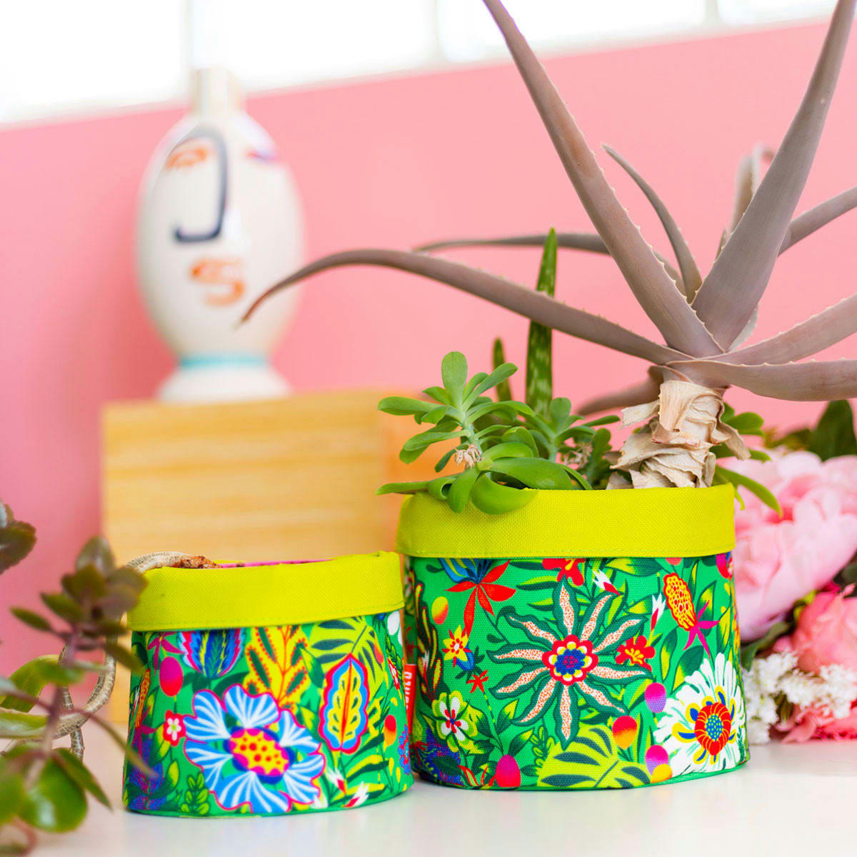 PANIER - Paniers gigognes multi-usages 17,2cm/15,2 cm/12,2cm  - Lot de 3