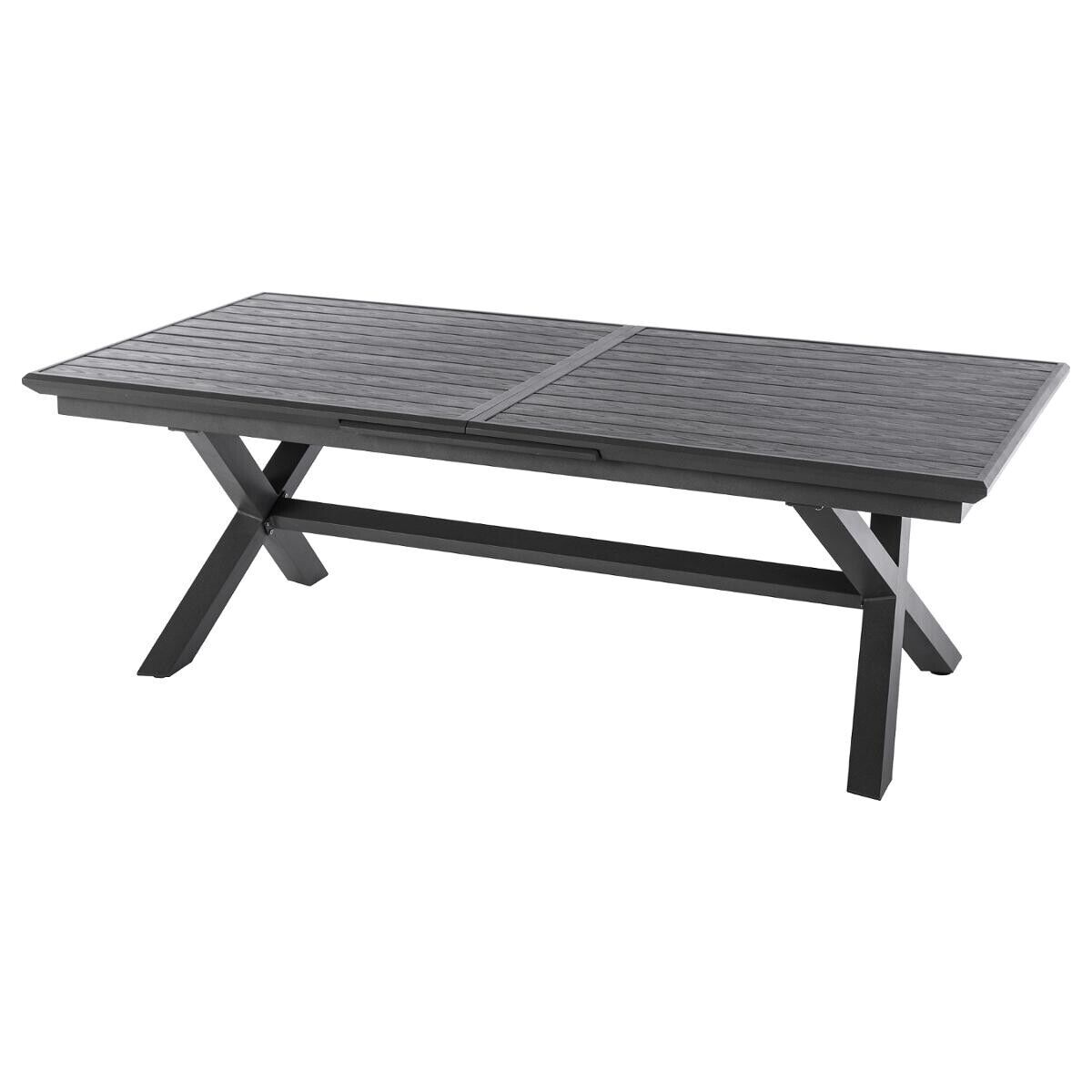 Mesa extensível AXIOME cinza ardósia 220-279cm