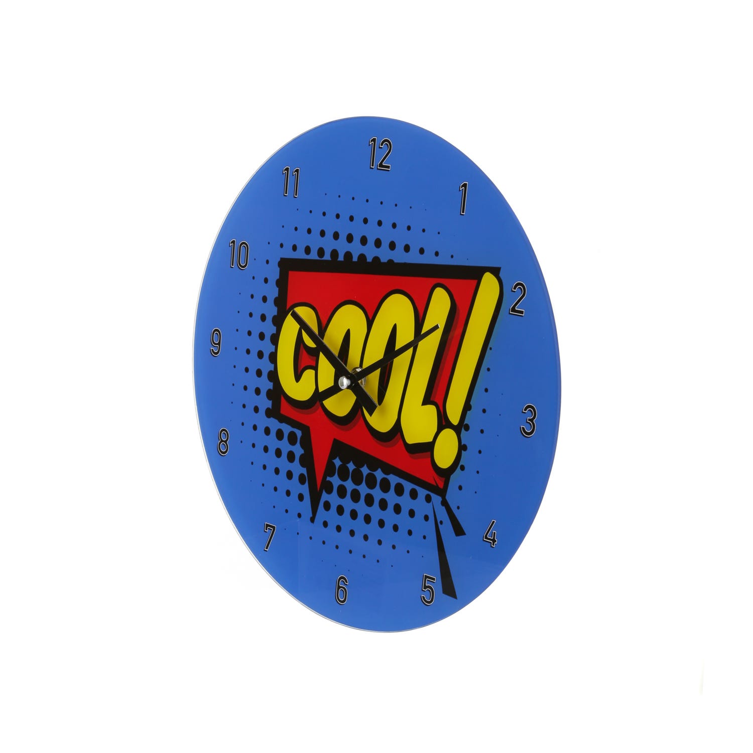Orologio da parete 30 cm fumetto blu Cool