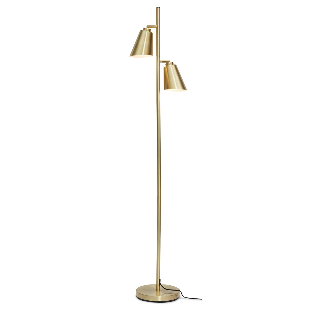 it's about RoMi vloerlamp Bremen - goud - 45x25x162cm