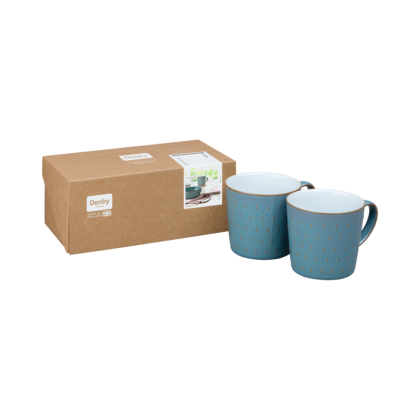 Azure Cascade Mug - Set of 2