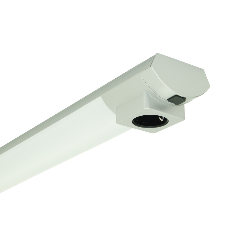 Armature TL Elara T8 avec prise blanc froid 18 W PROFILE