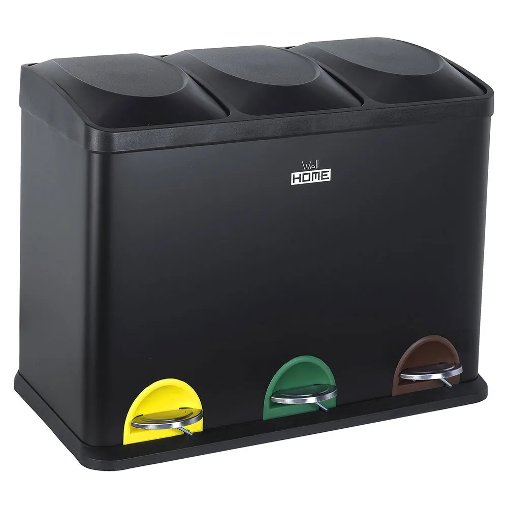 Wellhome 45L recycling bin 3 units