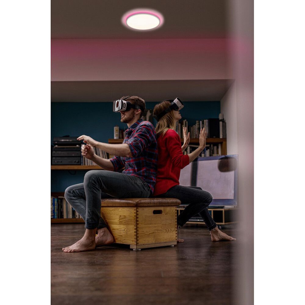 PLAFOND LEDVANCE ORBIS SLIM SMART  WIFI 23,5CM RGBTW SVART