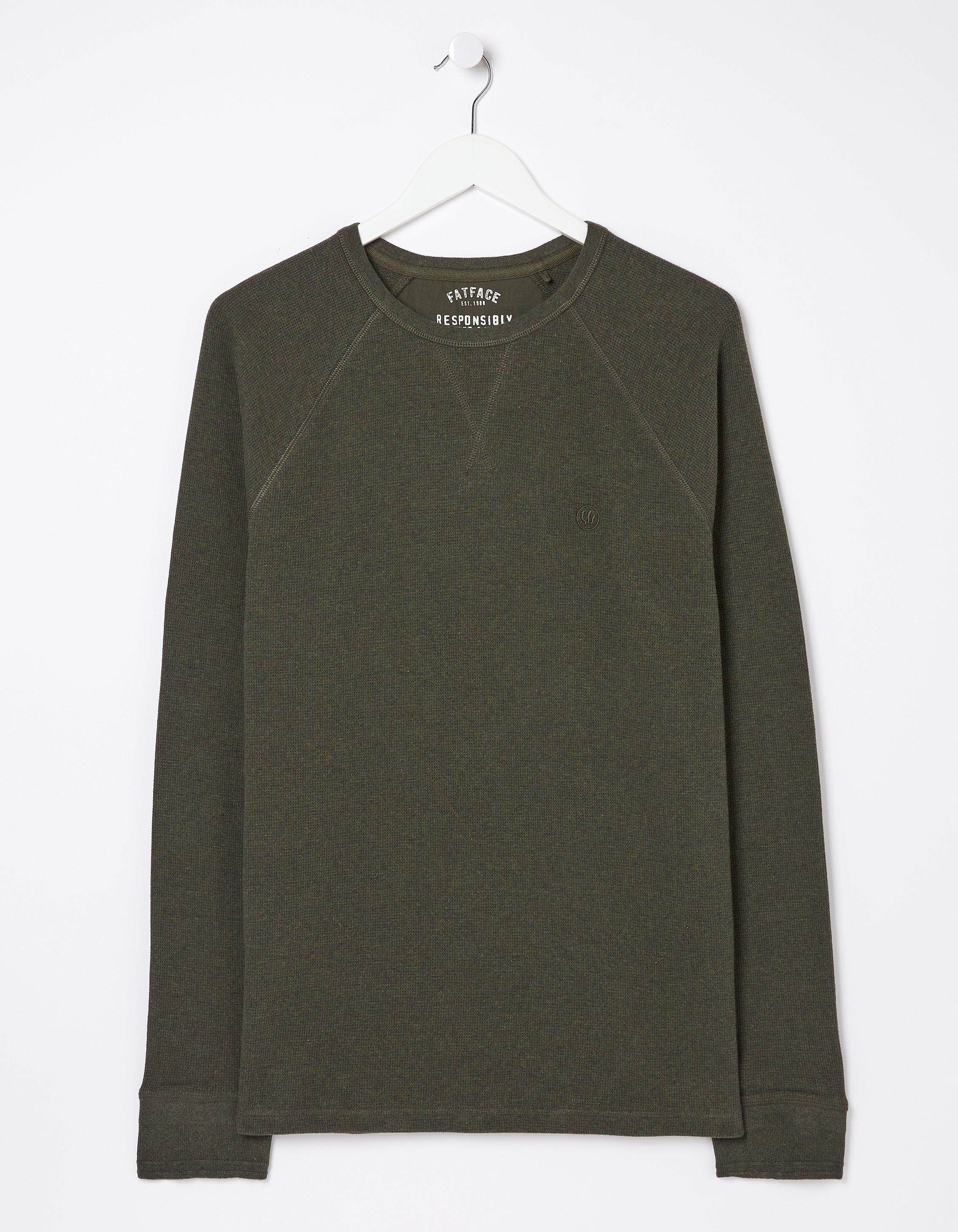 Long Sleeve Waffle Crew