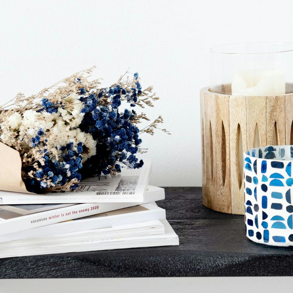 RICO - Bouquet d'éléments séchés beiges