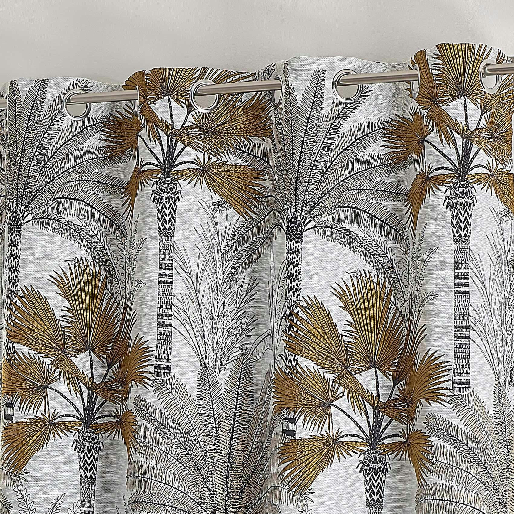 - Rideau d'ameublement à jacquard exotique