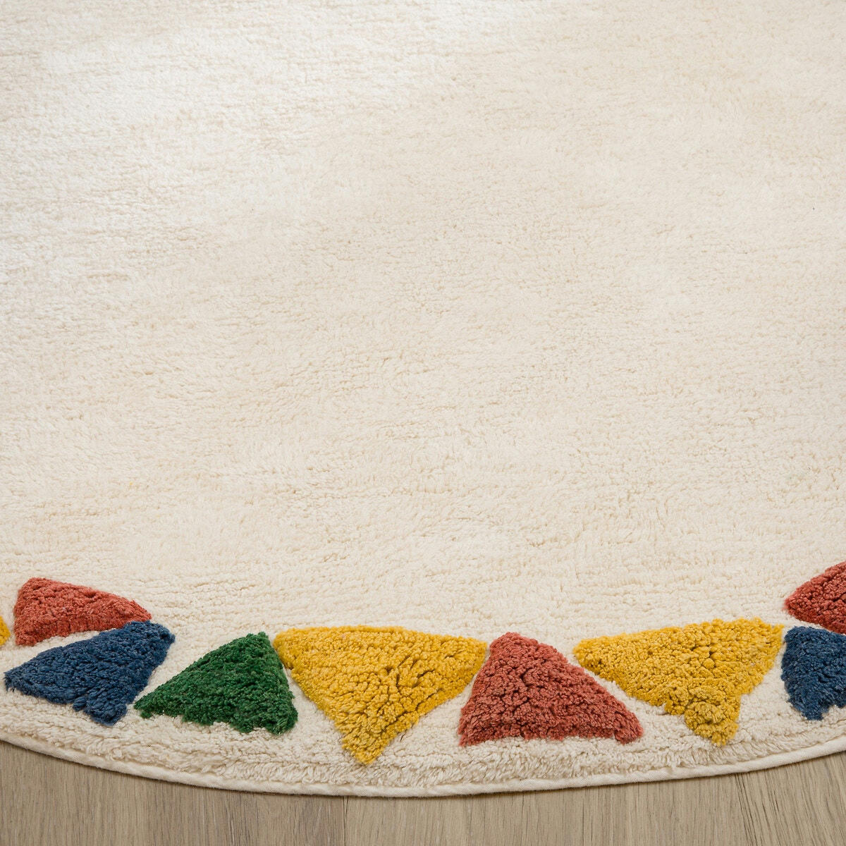 Tapis enfant rond en coton bio, Trikony