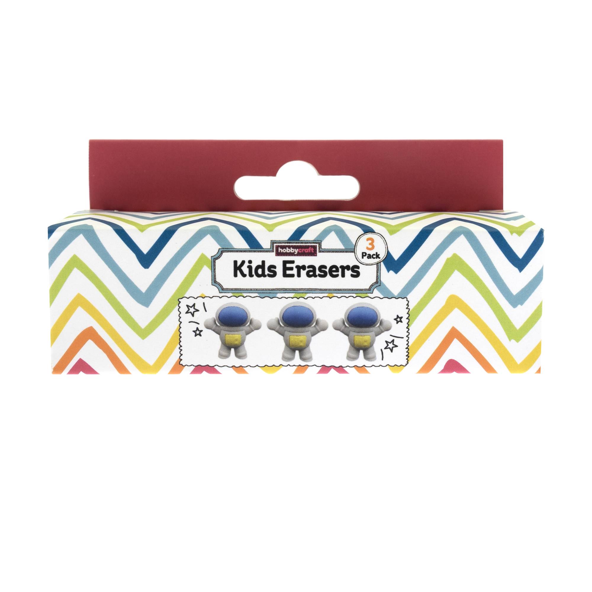 Astronaut Erasers 3 Pack
