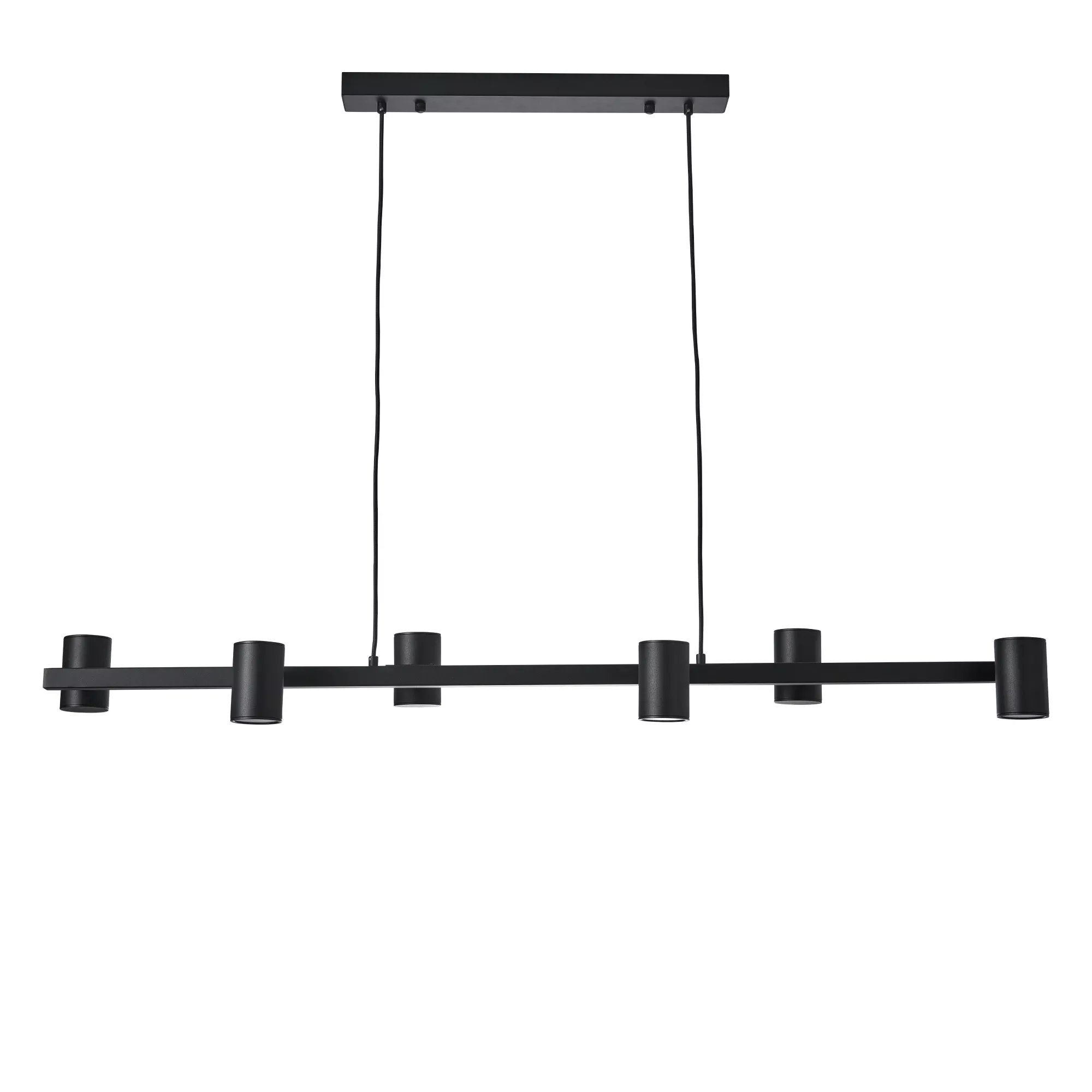 Lampa Wisząca Noe Long 6xGU10 czarna PL0111-BK