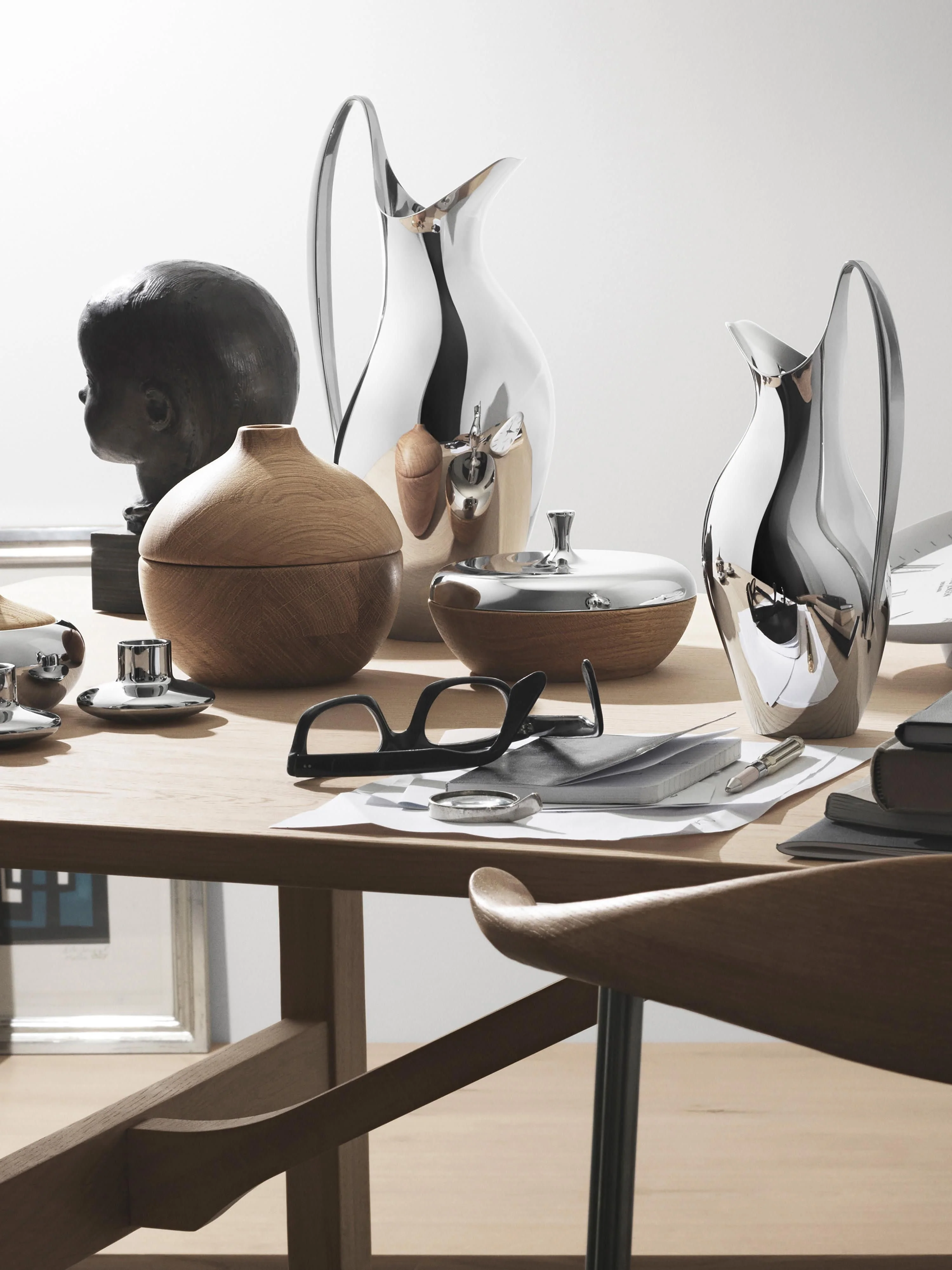 Krug Koppel aus Edelstahl, verschiedene Größen