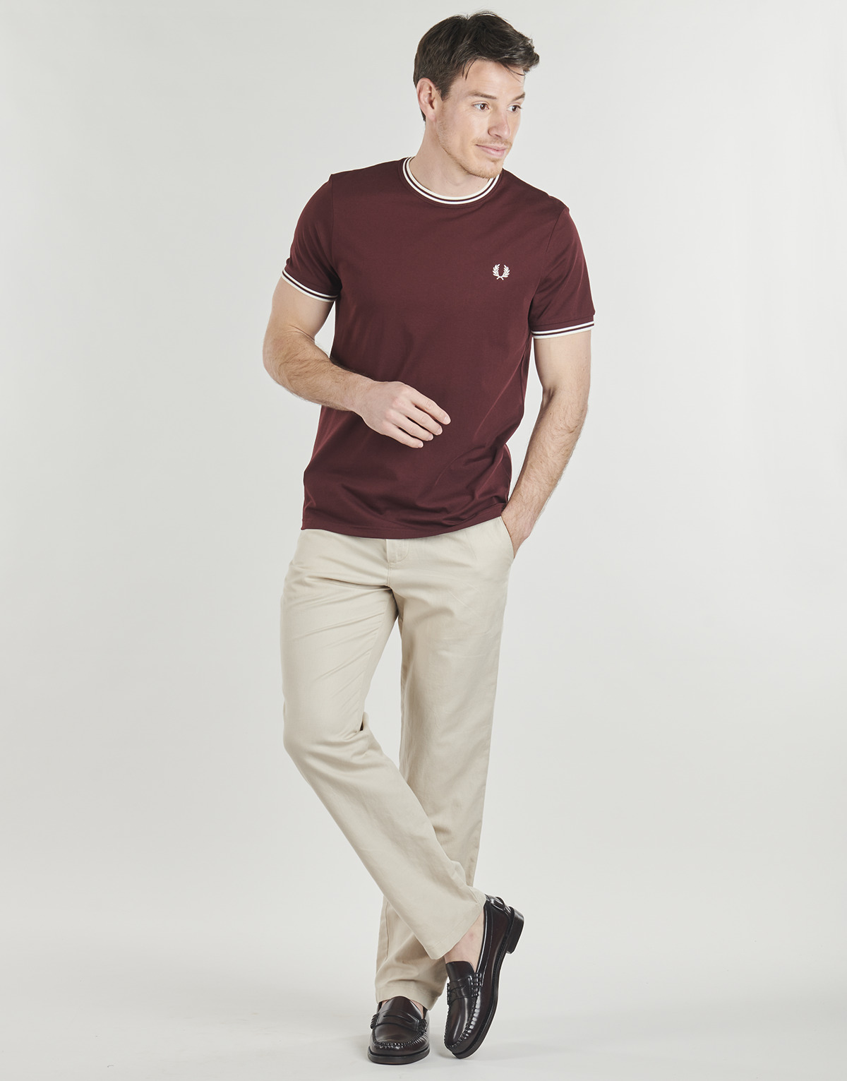 Selected - SLH196-STRAIGHT MILES LINEN BLEND - Beige