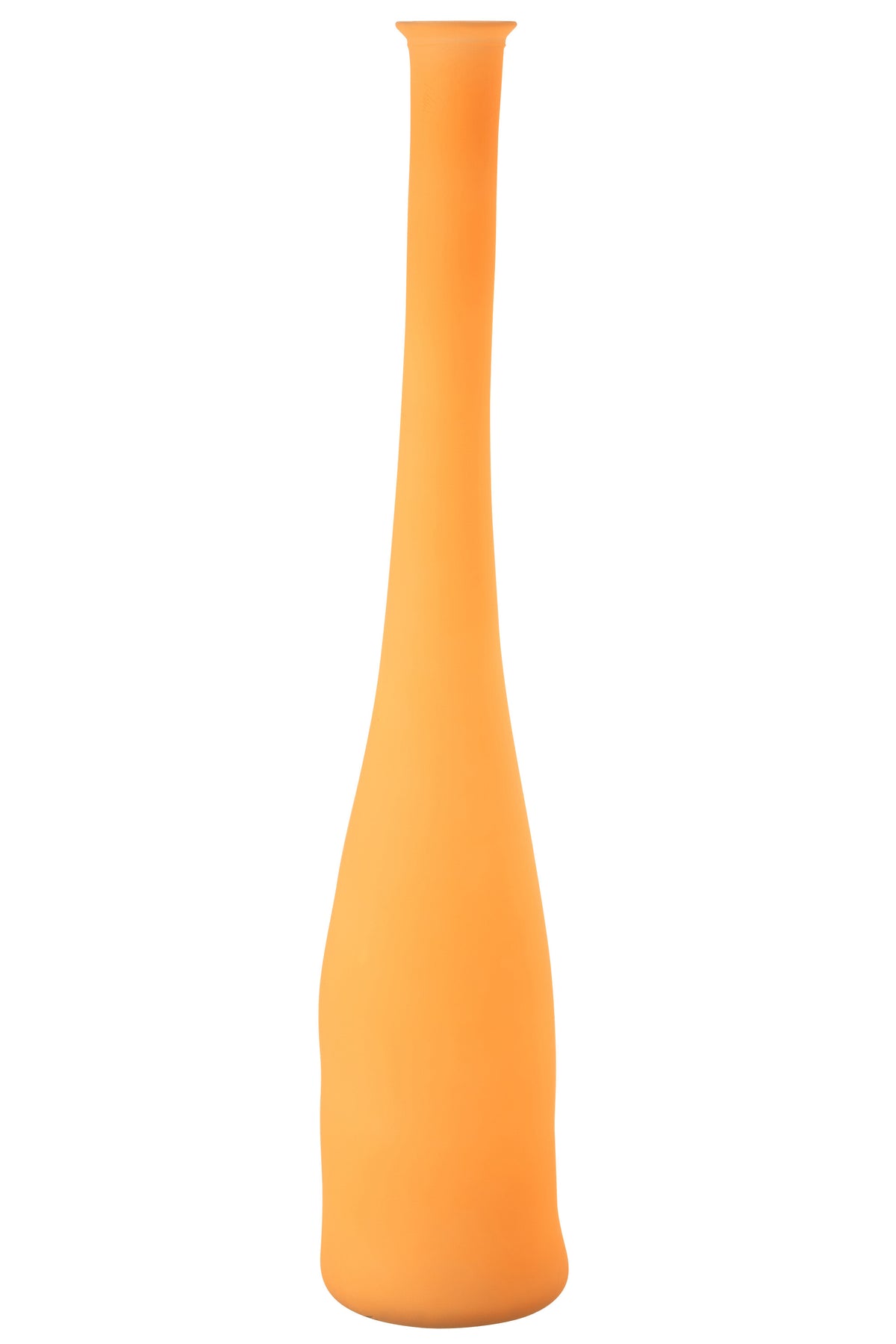J-Line vaas Bottle - glas - oranje - large - 100 cm hoog