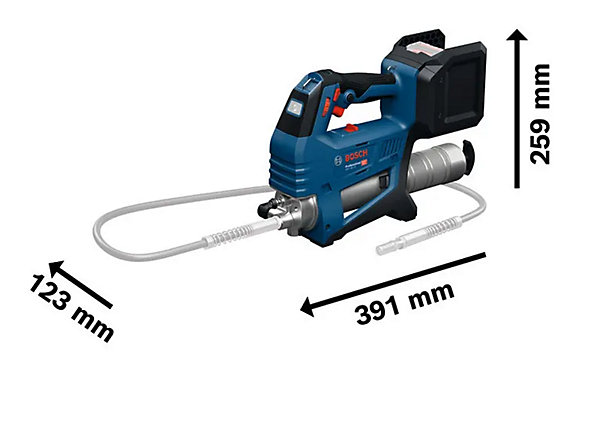 BOSCH GFP 18V-10 Pompe à graisse sans fil - Sans batterie ni chargeur - 06019N6000