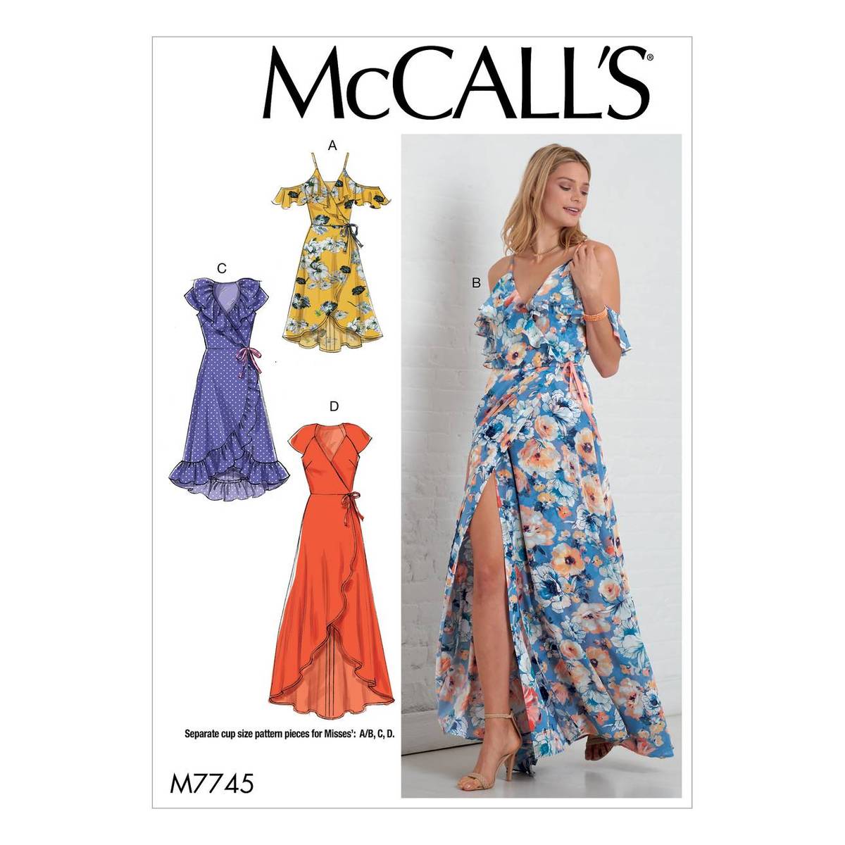 McCall’s Women’s Dress Sewing Pattern M7745 (6-14)
