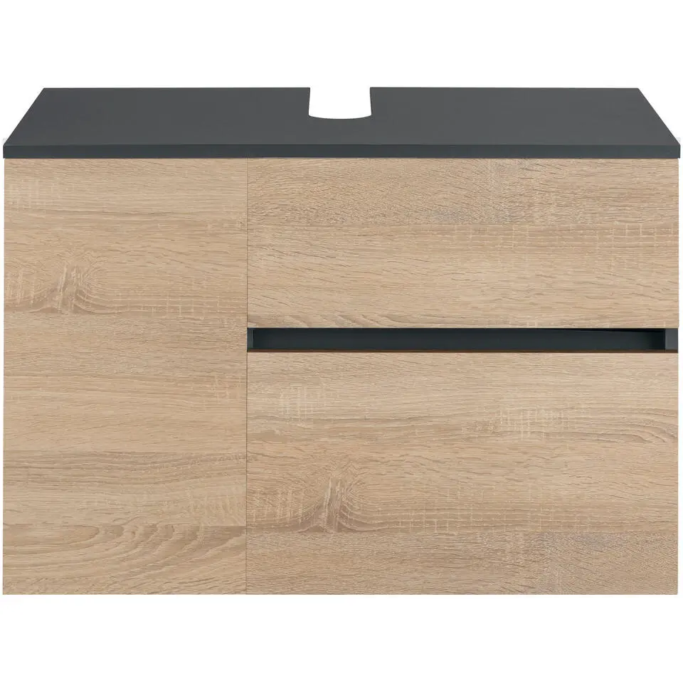 Wisla - Badmeubel 80 cm 1-lade, 1 klep, 1 deur spaanplaat