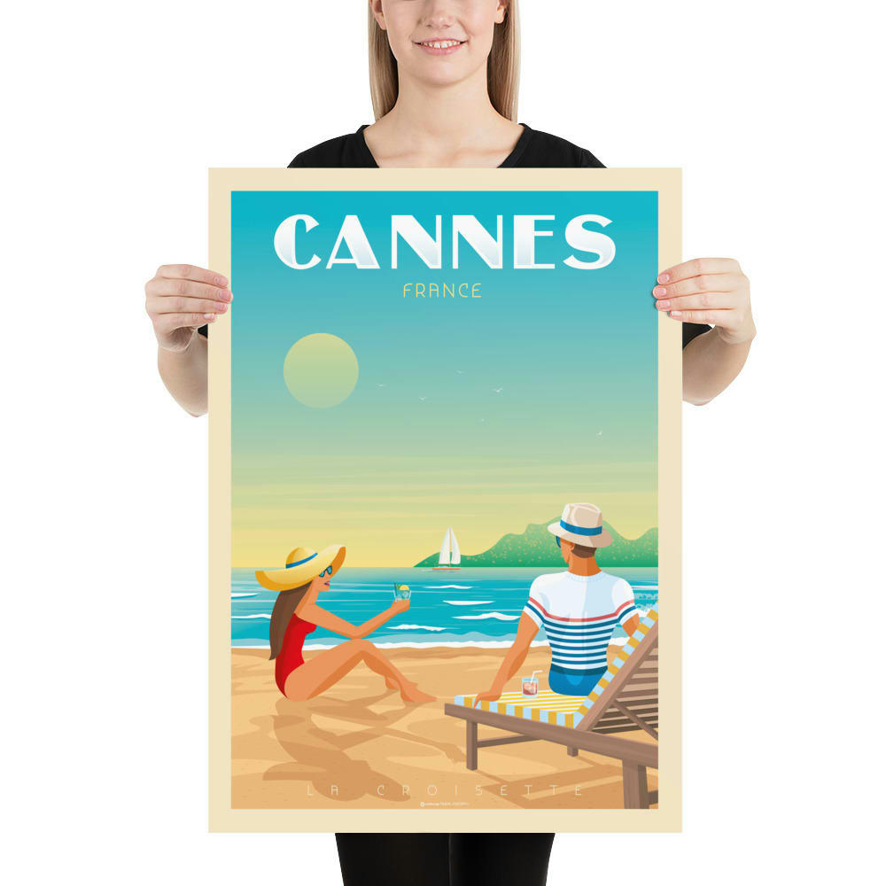 - Affiche Cannes 50x70 cm