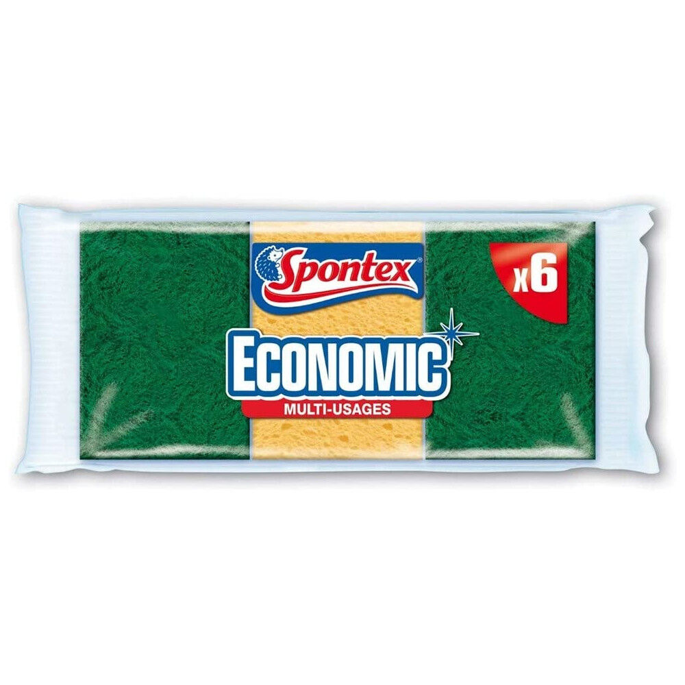 éponge Spontex format économique x6