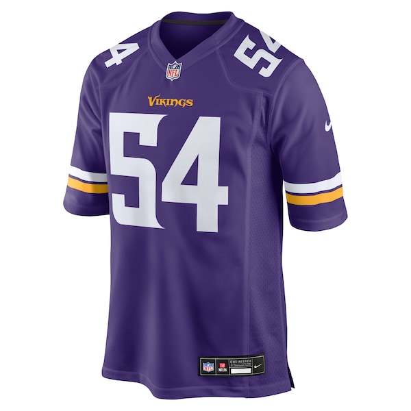 Bo Richter Minnesota Vikings Nike Team Game Jersey -  Purple