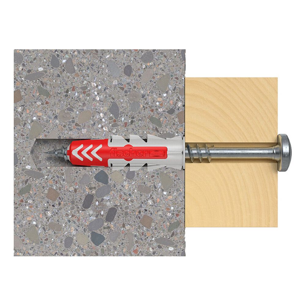 UNIVERSALPLUGG FISCHER DUOPOWER MED VINKELKROK 8X40MM