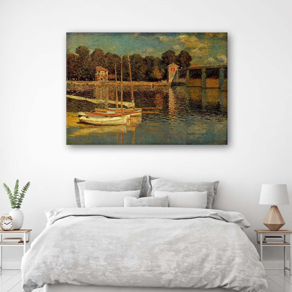 Feeby Obraz na płótnie Most w Argenteuil C. Monet 60x40