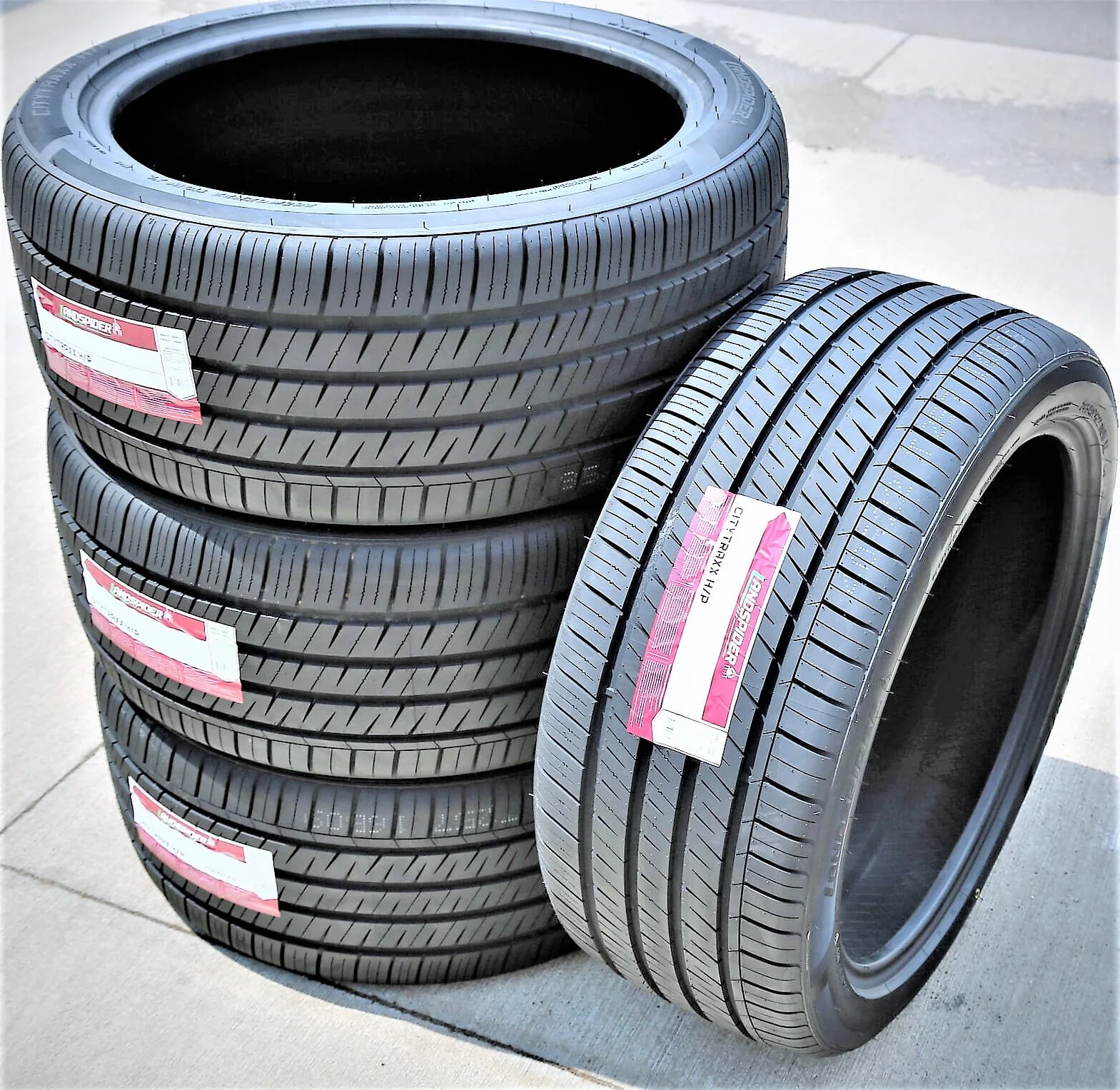 A set of four 275/30ZR20 275/30R20 97W XL AS A/S performance tyres