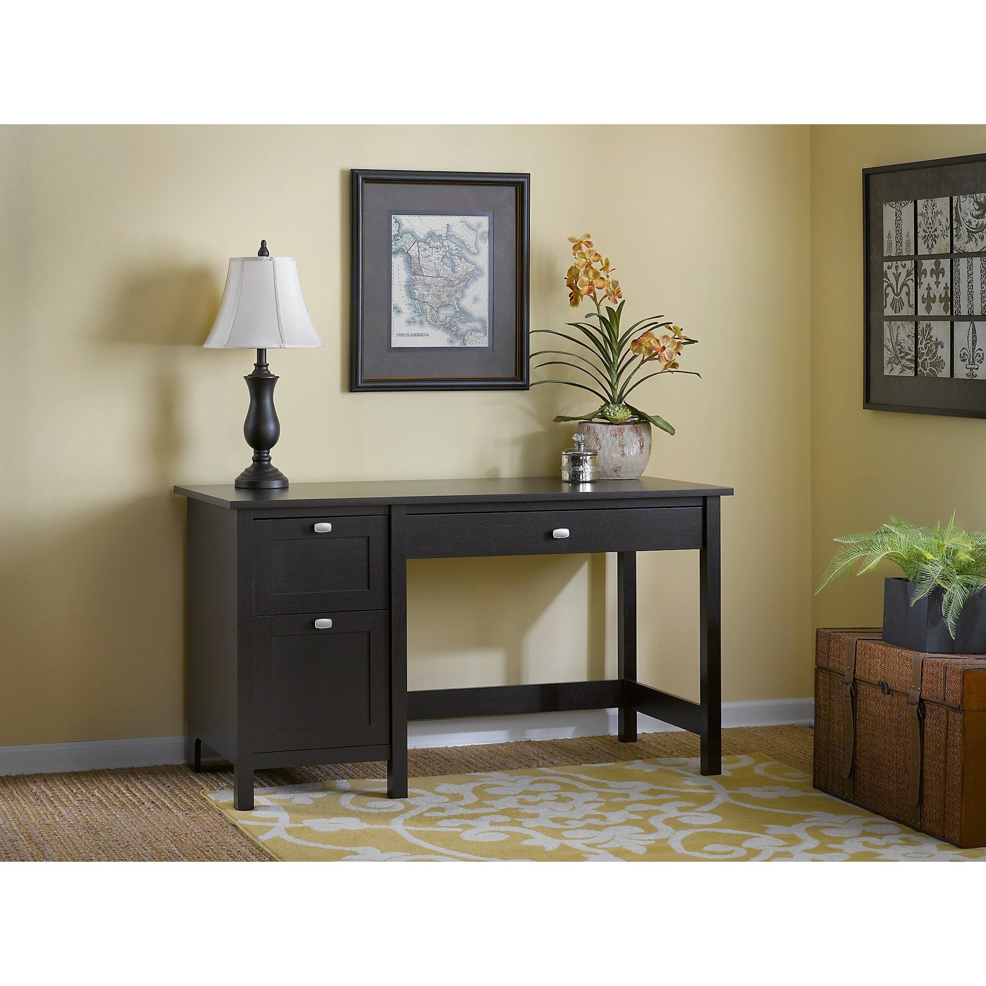 Broadview 54W Computer Desk with Drawers by Bush Furniture