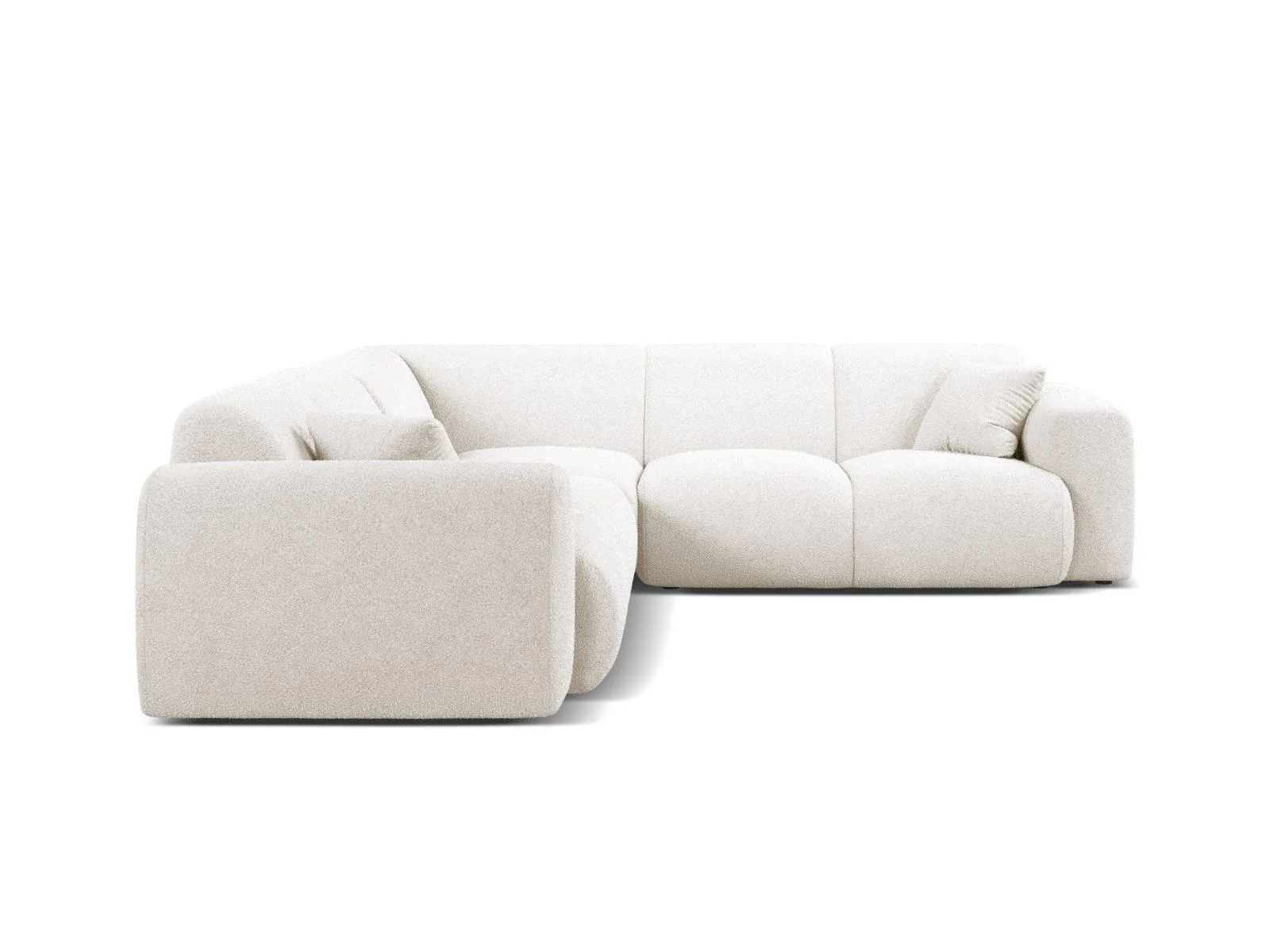Symmetrische hoekbank Molino bouclé
