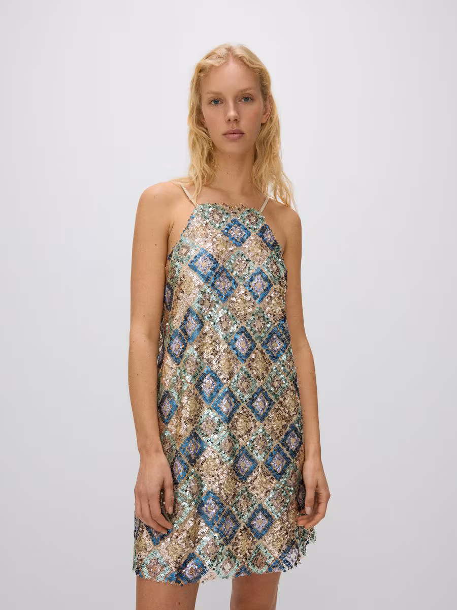 Sequin Mini Dress