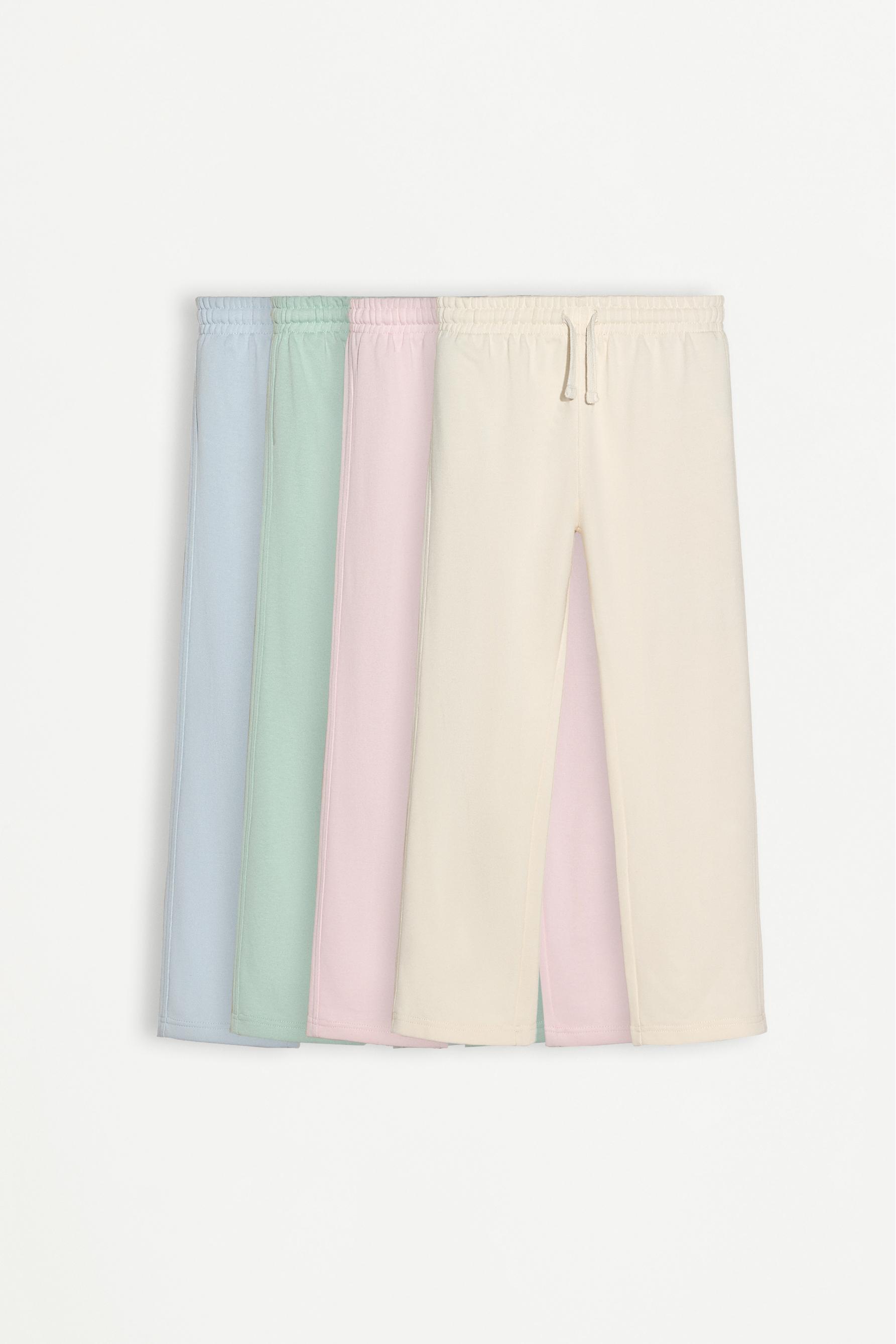 Pack 4 pantalones felpa