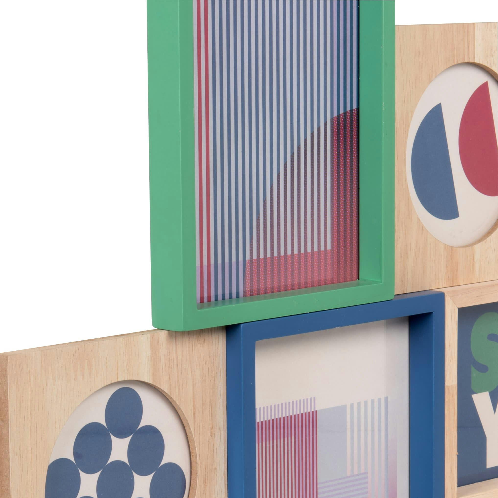 ARCOS - Cadre multivues 5 photos multicolore 43x38