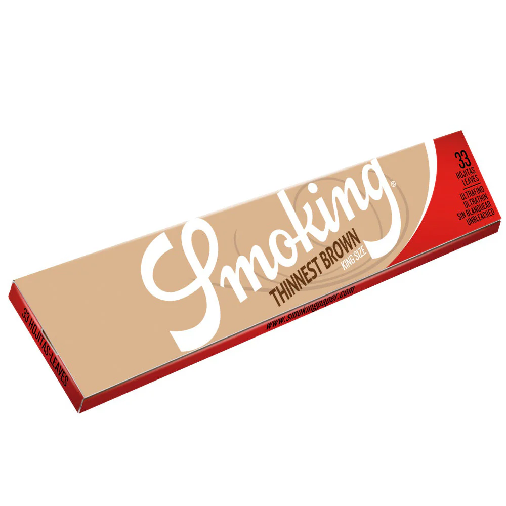 Smoking Thinnest Brown Kingsize Papers