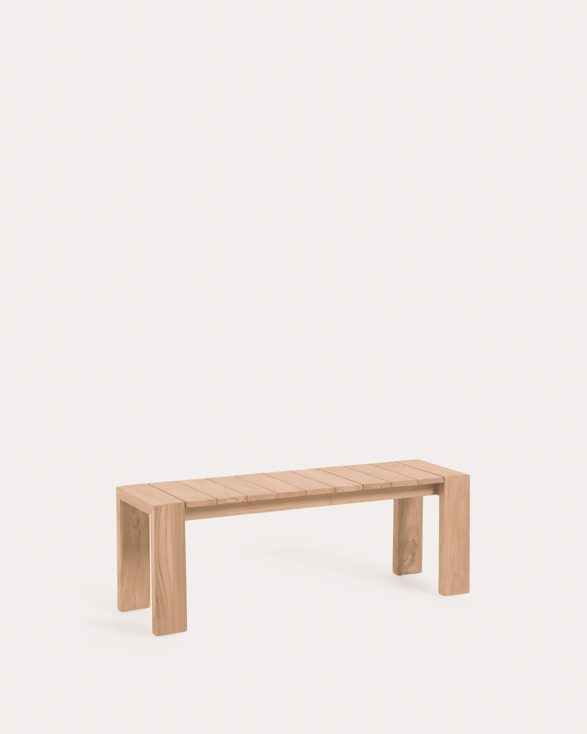 Banco de exterior Victoire de madera maciza de teca 135 cm
