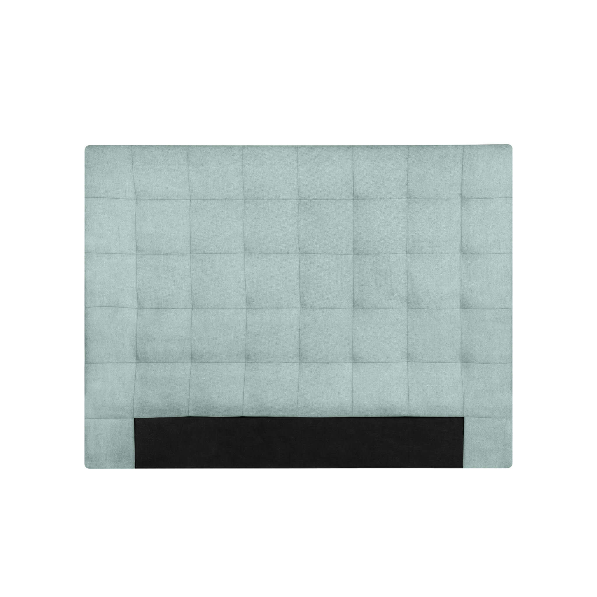 - Tête de lit déco capitonnée vert d'eau 160 cm