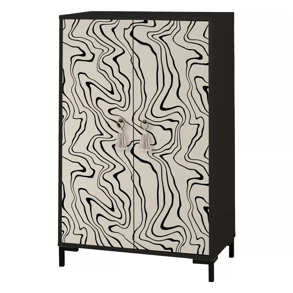 Kledingkast Miquel Wood Marble