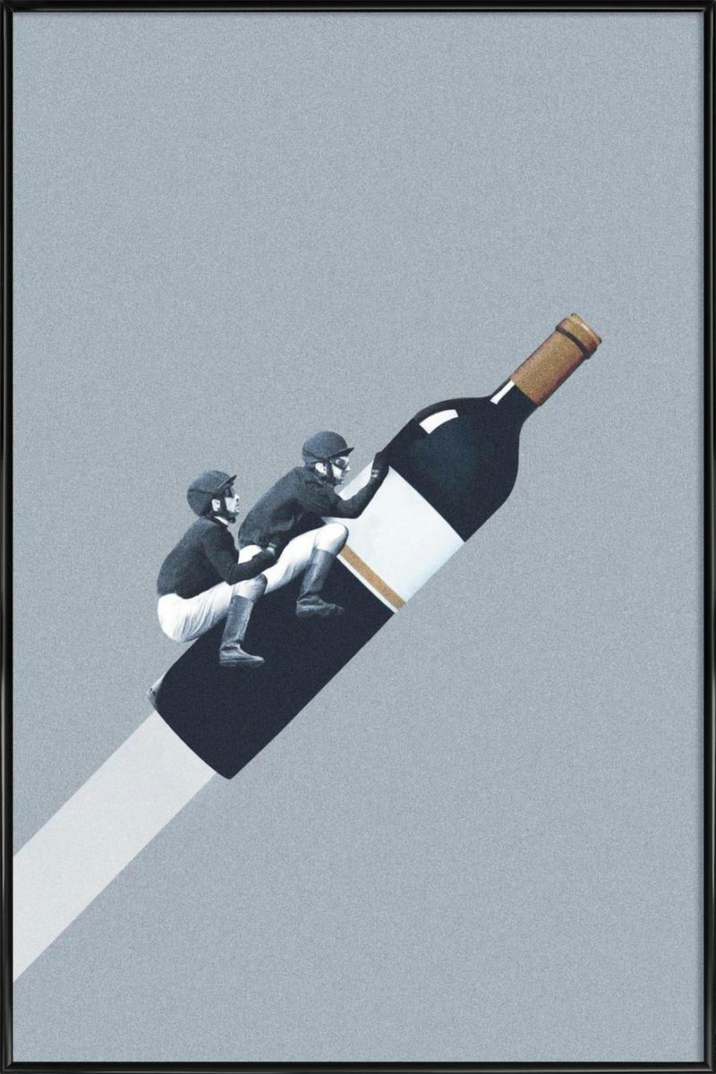 WE RIDE UNTIL DAWN - Affiche dans cadre standard (noir) gris 30x45