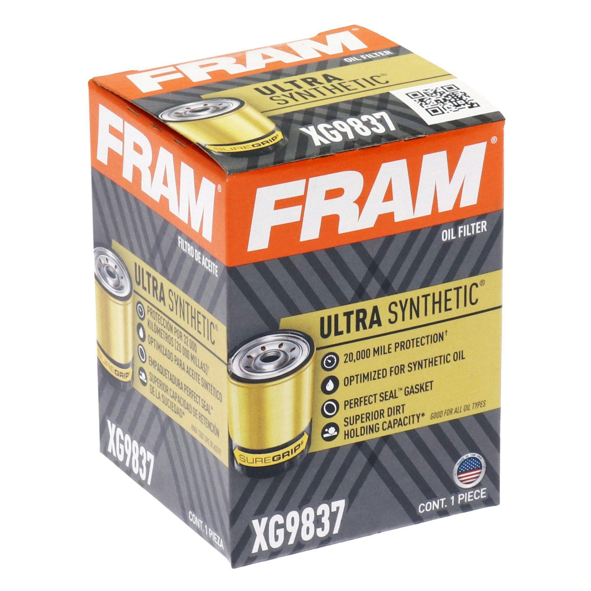 FRAM XG9837 Ultra Synthetic Oil Filter