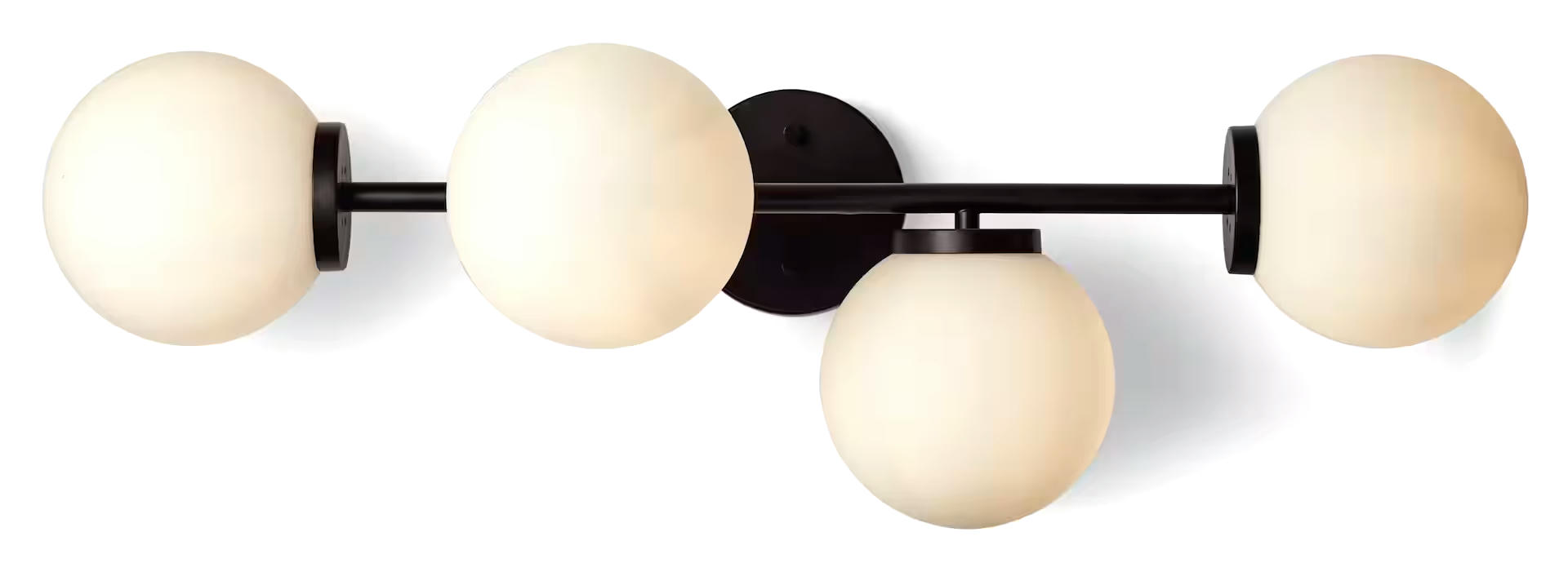 CANVAS Abbeyglen 4-Light Vanity Light, Matte Black