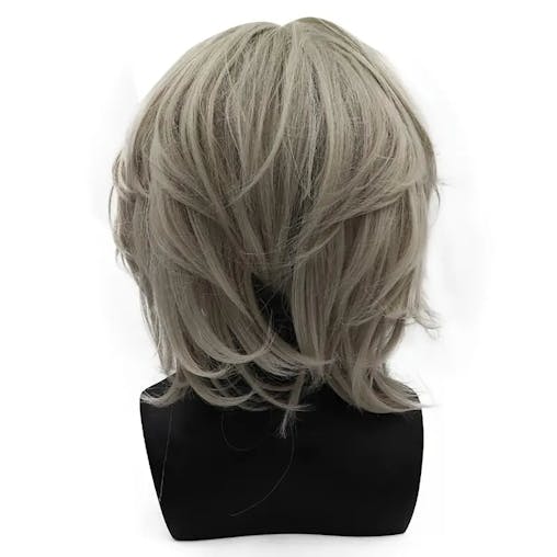 NNETM Spectral Elegance: The Haunting Beauty of a White-Haired Ghost Mask